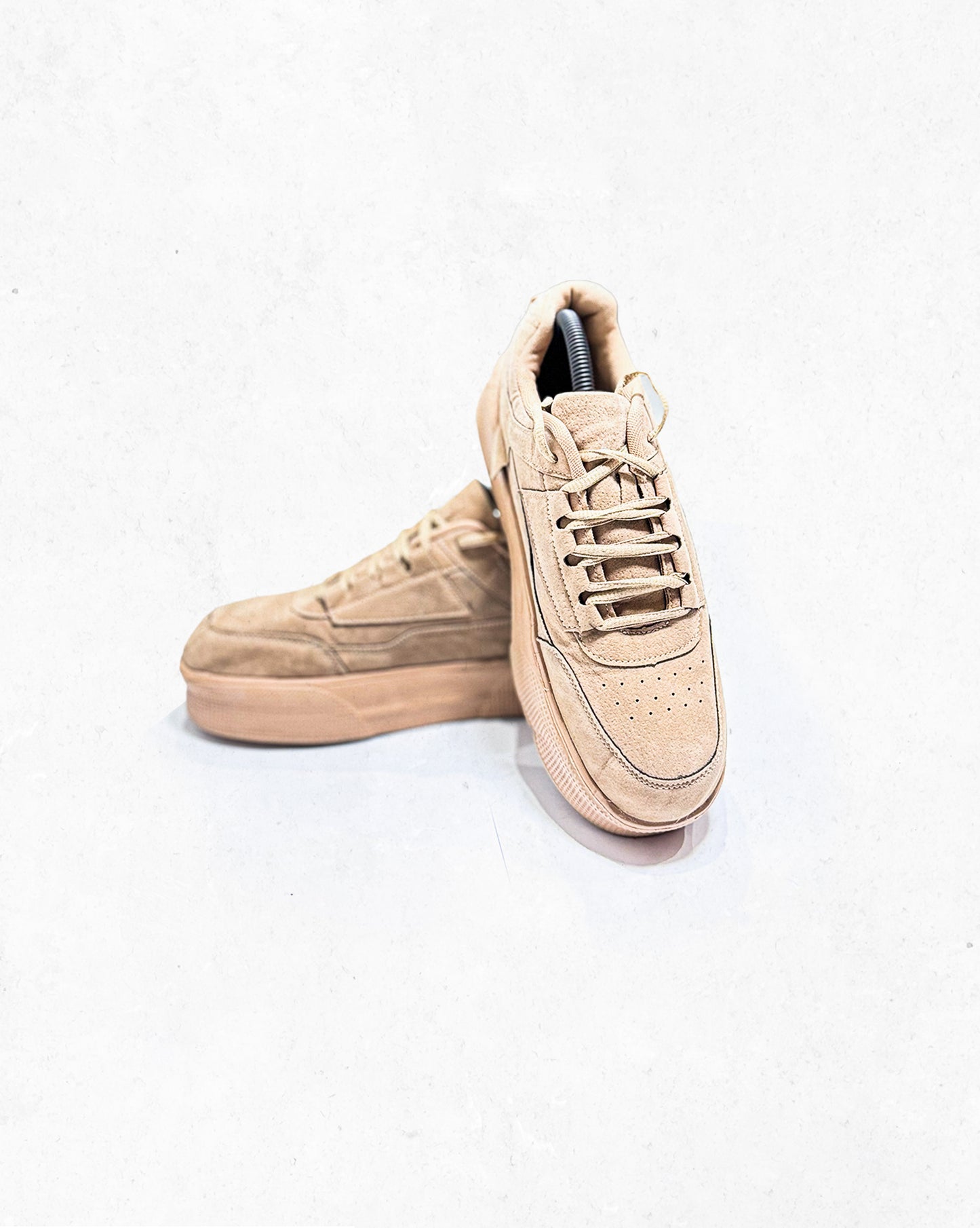 SUEDE PLATFORM SNEAKERS