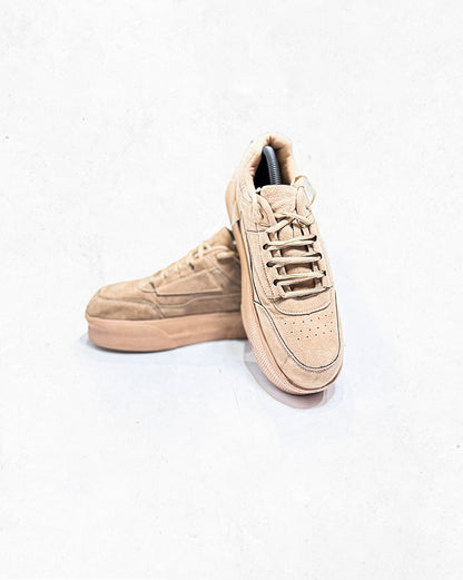SUEDE PLATFORM SNEAKERS